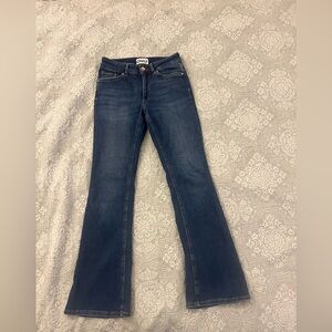 ONLY Women's Dark Wash Blue Flare Jeans